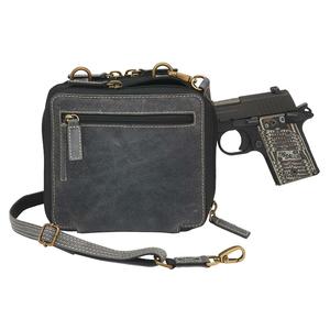 Distressed Leather Compact Conceal Carry Wallet Organizer Crossbody to Waistpack CZY 65 - Hiding Hilda, LLC