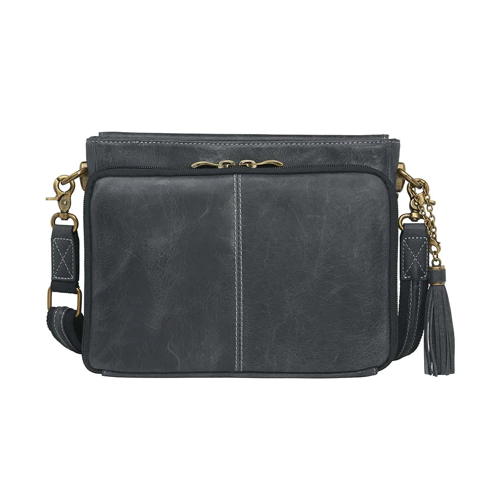 GTM Original Distressed Buffalo Leather Concealed Carry Shoulder Clutch Handbag - Hiding Hilda, LLC