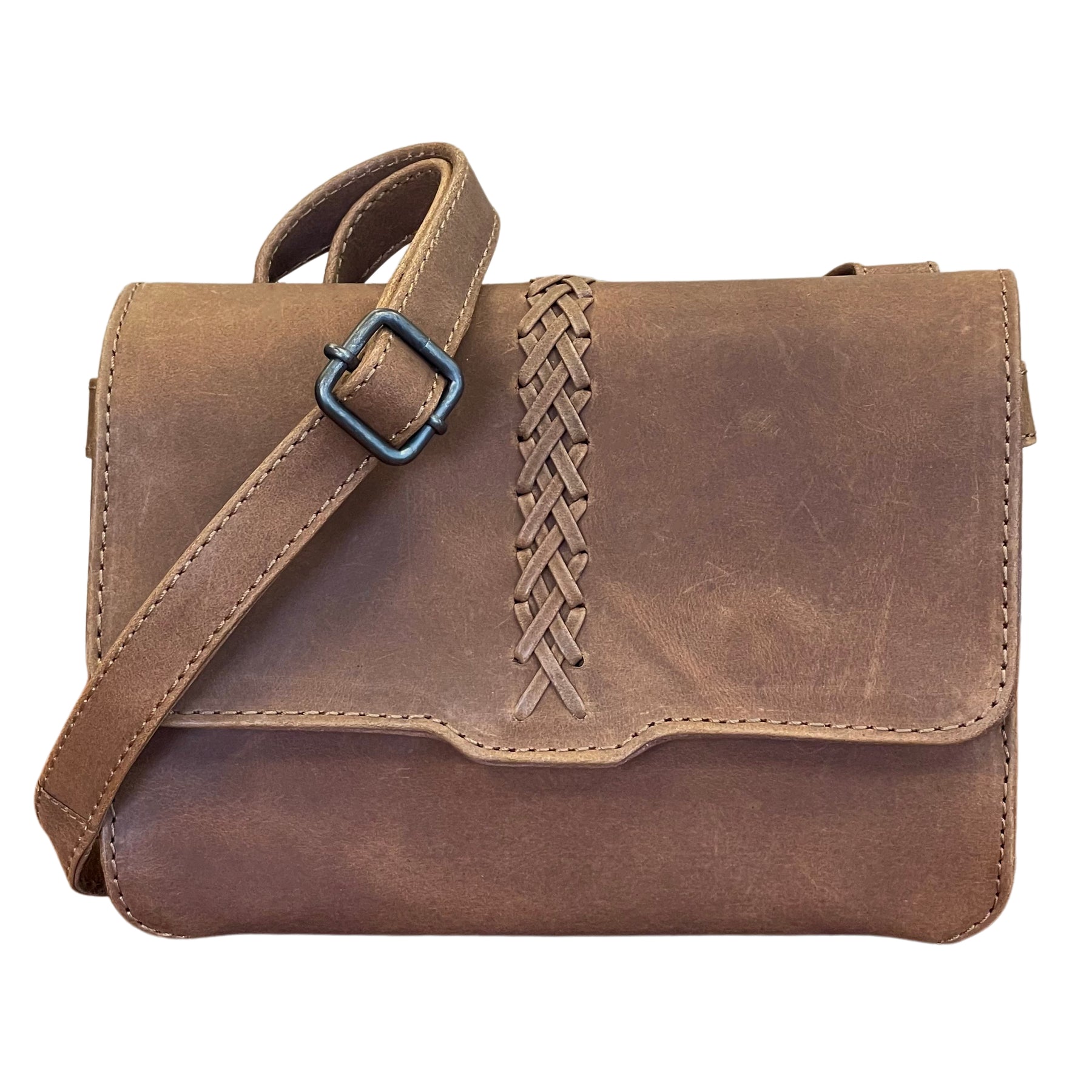 NEW Jolene Compact Lockable Leather Crossbody Concealed Carry Purse - Hiding Hilda, LLC