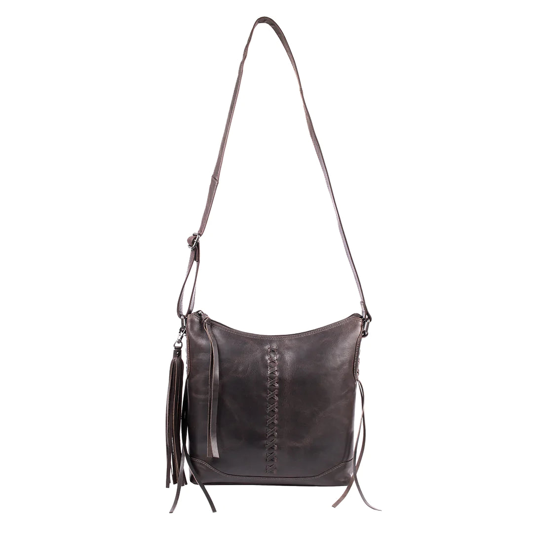 Blake Leather Concealed Carry Scooped Leather Crossbody Purse - Hiding Hilda, LLC