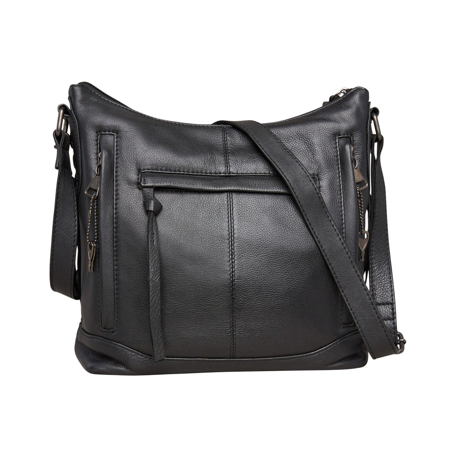 New Blake Cute Concealed Carry Scooped Leather Crossbody Purse by Lady Conceal - Hiding Hilda, LLC