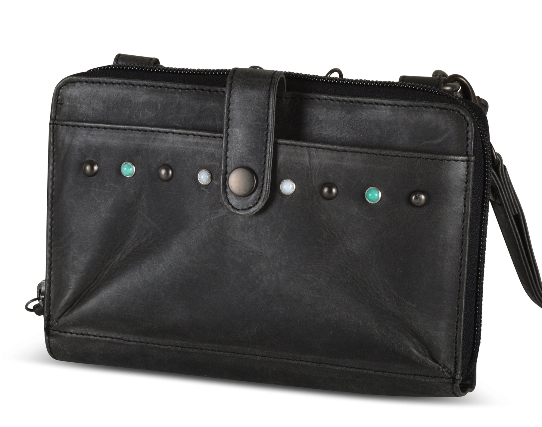Amazon.com: The Sak Iris Large Smartphone Crossbody Bag in Leather,  Convertible Wristlet Purse Design, Pyrite : Clothing, Shoes & Jewelry