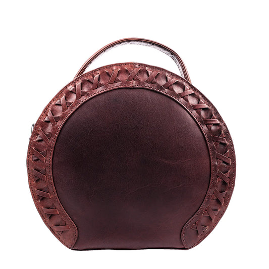 Oaklee Gorgeous Leather Concealed Carry Cantina Purse with Crossbody Strap - Hiding Hilda, LLC