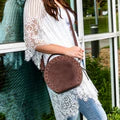 NEW Oaklee Gorgeous Leather Concealed Carry Cantina Purse with Crossbody Strap - Hiding Hilda, LLC