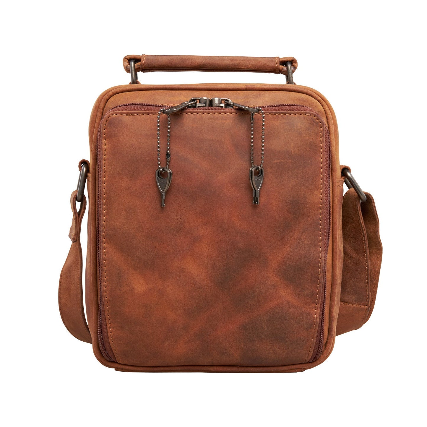 Logan Leather Conceal Carry Unisex Crossbody Bag - Hiding Hilda, LLC