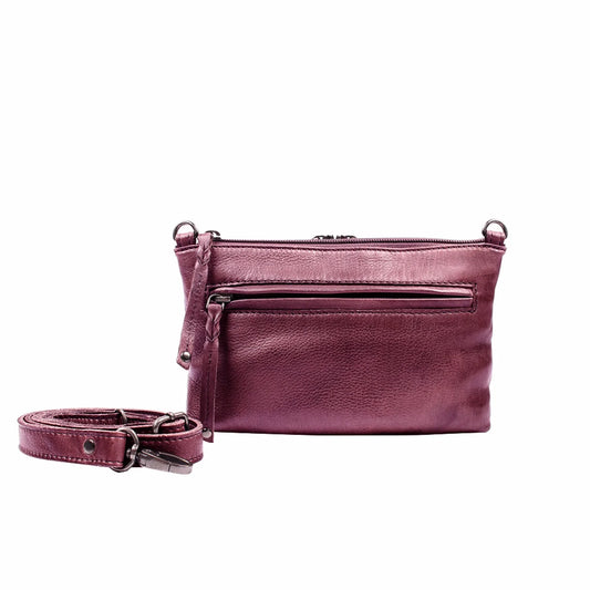 Amelia Clutch or Crossbody CCW Leather Purse - Hiding Hilda, LLC