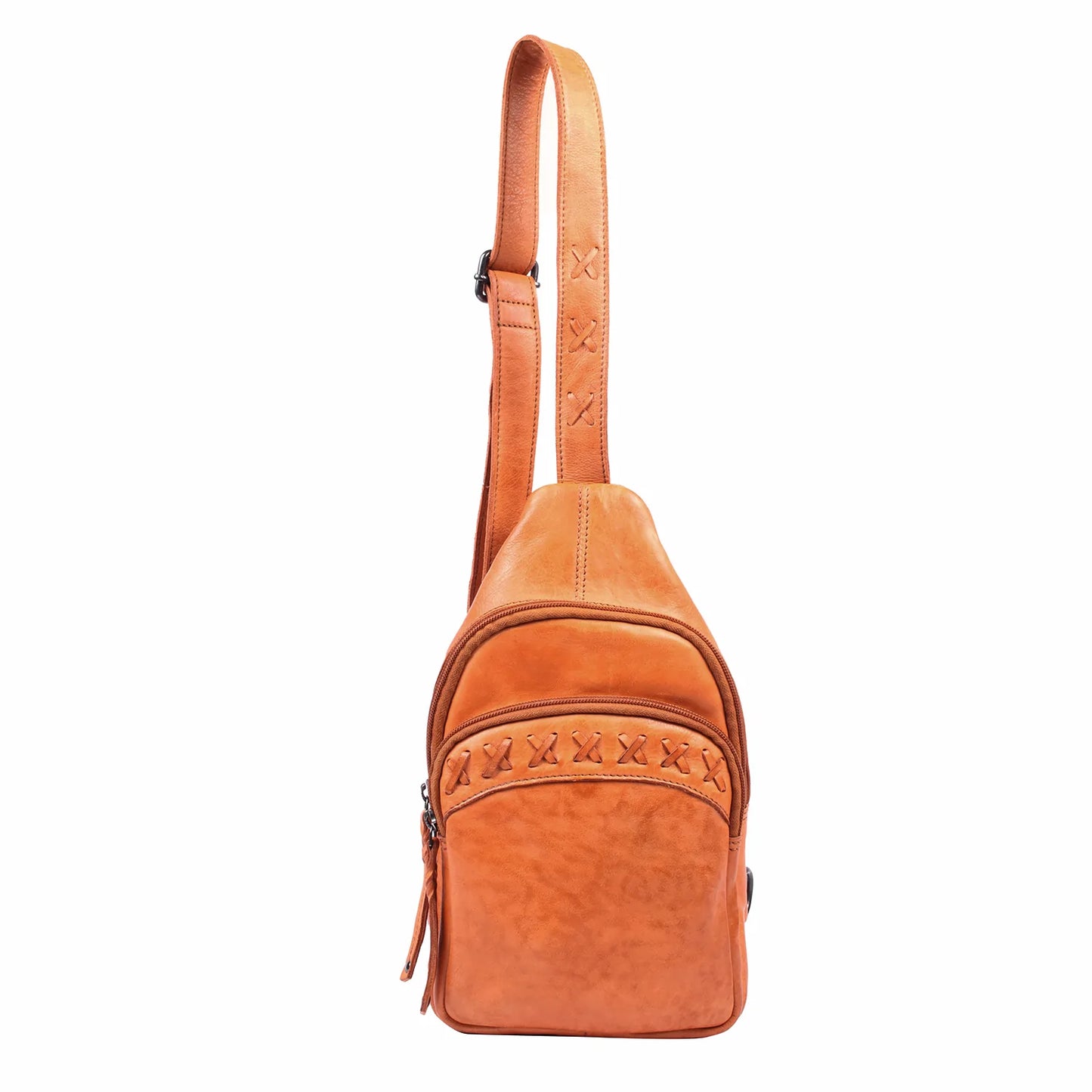 Taylor Unisex Leather Concealed Carry Sling Backpack - Hiding Hilda, LLC