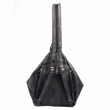 Marley Unisex Concealed Carry Leather Sling Backpack - Hiding Hilda, LLC