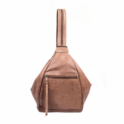 Marley Unisex Concealed Carry Leather Sling Backpack - Hiding Hilda, LLC