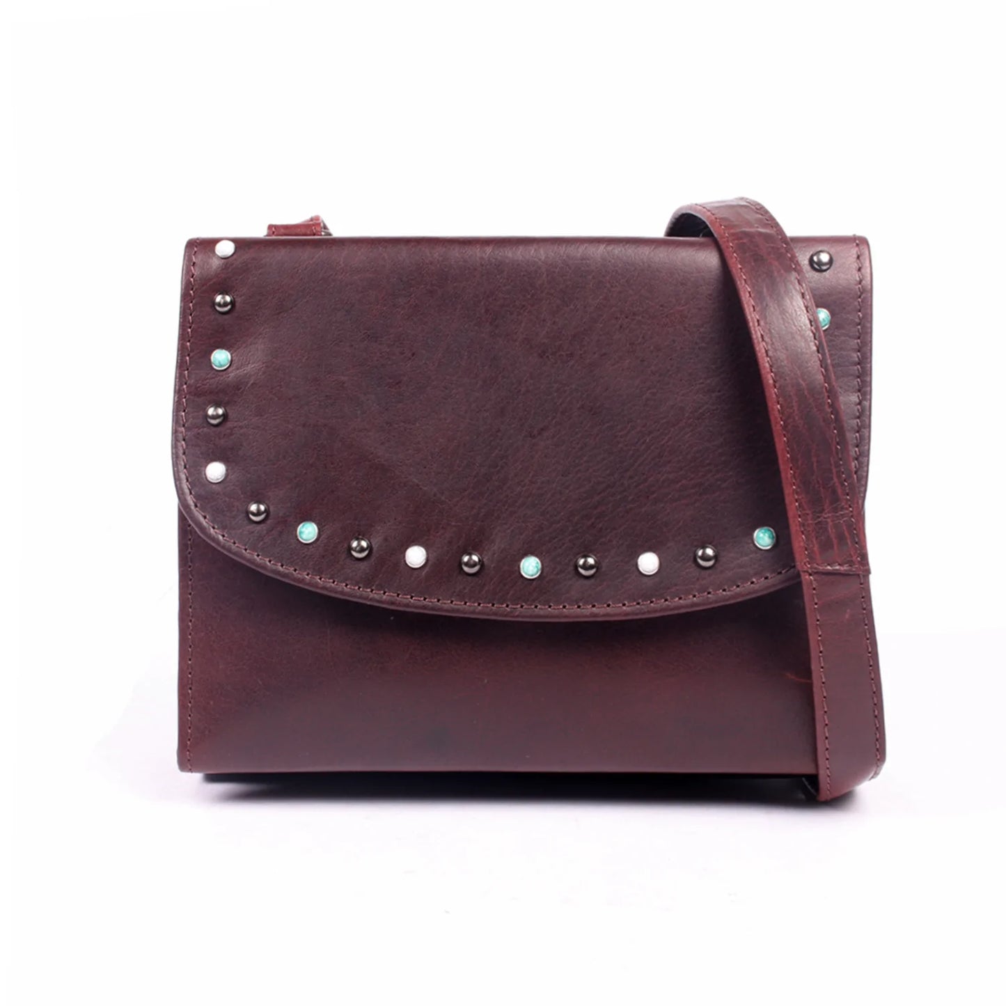 Raelynn Buffalo Leather Compact Conceal Carry Organizer - Hiding Hilda, LLC
