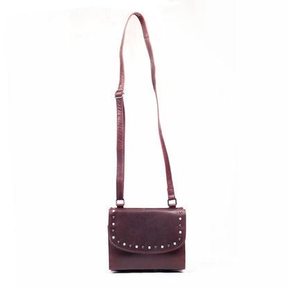 Raelynn Buffalo Leather Compact Conceal Carry Organizer - Hiding Hilda, LLC