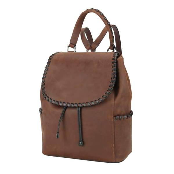 Lady Conceal Allie Lockable Leather Conceal Carry Backpack NEW! - Hiding Hilda, LLC