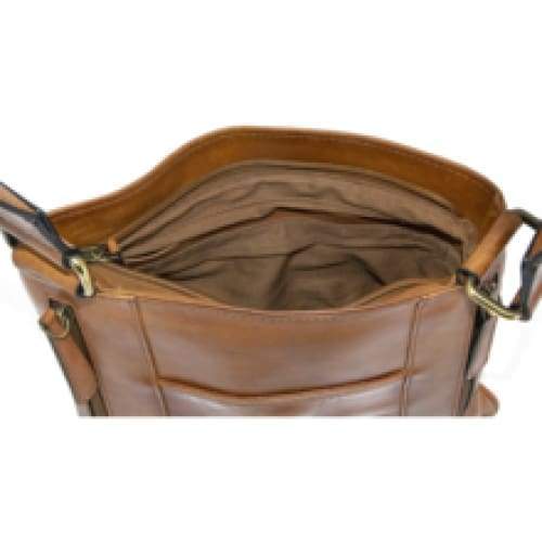 Ares Slim Leather Conceal Carry Crossbody Handbag- New - Hiding Hilda, LLC