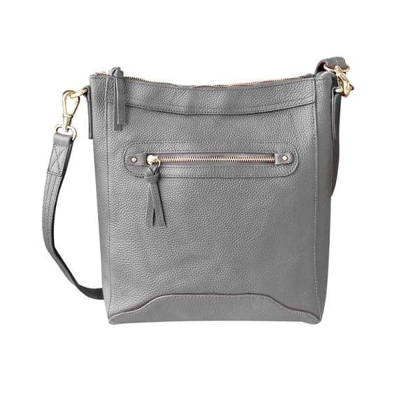 Classic Everyday Leather Concealed Carry Crossbody Purse - Crossbody