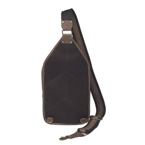 GTM Original RFID Lined Leather Concealed Carry Sling Bag
