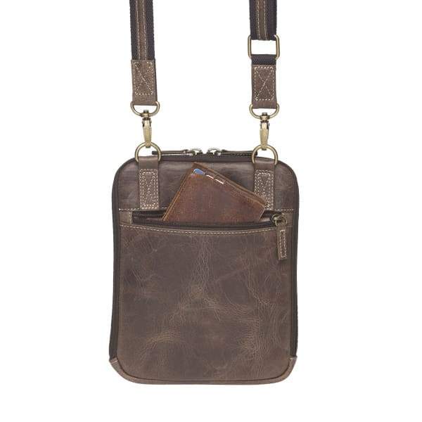 GTM Original Top Draw Concealed Carry Essential Distressed Leather Crossbody Purse - Hiding Hilda, LLC