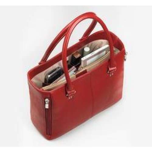 GTM Original Traditional Open Top Leather Concealed Carry Tote - Hiding Hilda, LLC