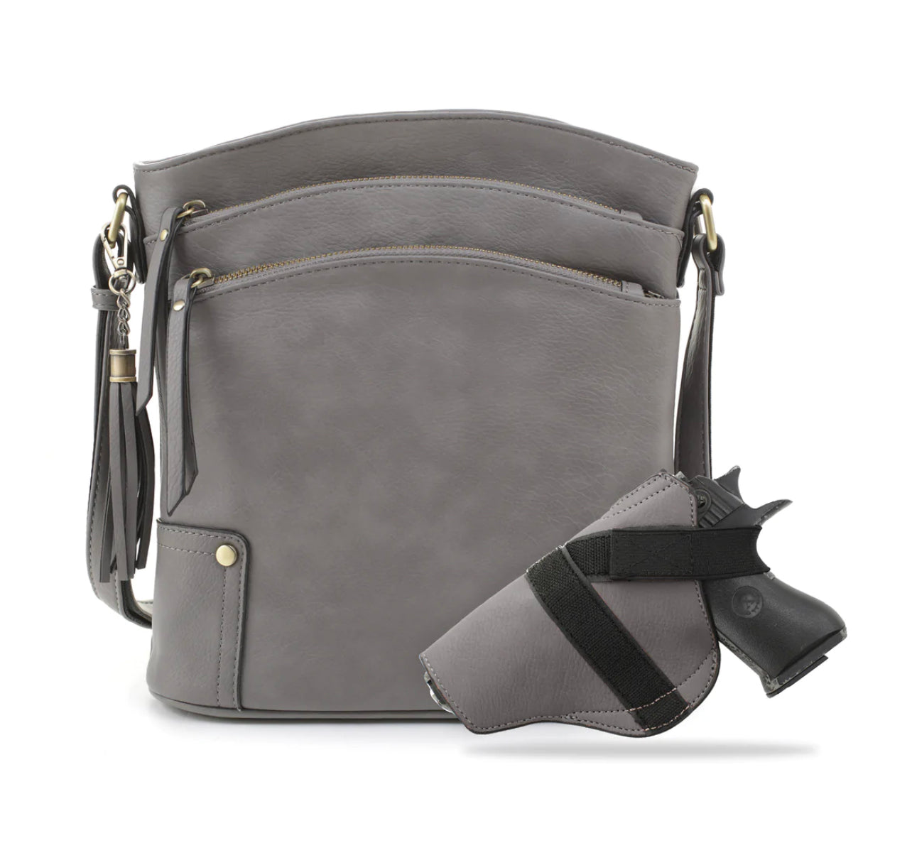 GTM Original BOHO Leather Carry Conceal Shoulder to Crossbody Purse –  Hiding Hilda, LLC