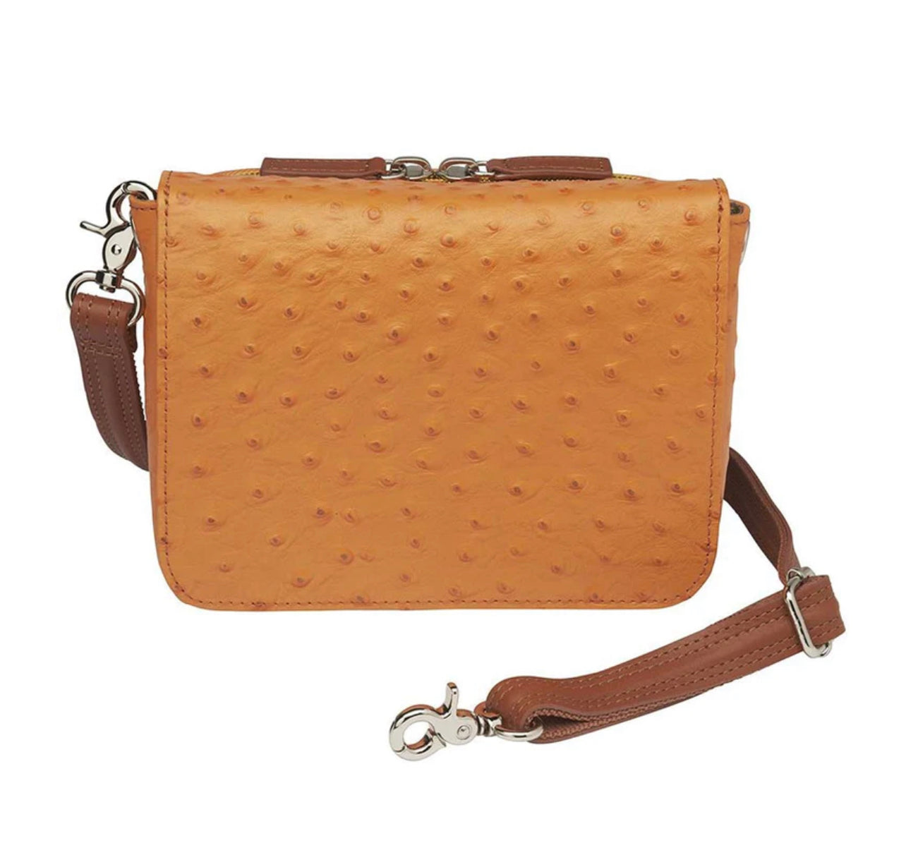 GTM Original Leather Crossbody Concealed Carry Organizer Pocketbook - Hiding Hilda, LLC