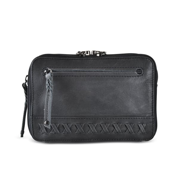 Kailey NEW Cute Concealed Carry Leather Waist Pack - Dusty Black - Waist Pack