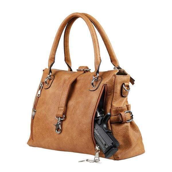 Lady Conceal Jessica Classic Concealed Carry Purse with CrossBody Strap - Hiding Hilda, LLC