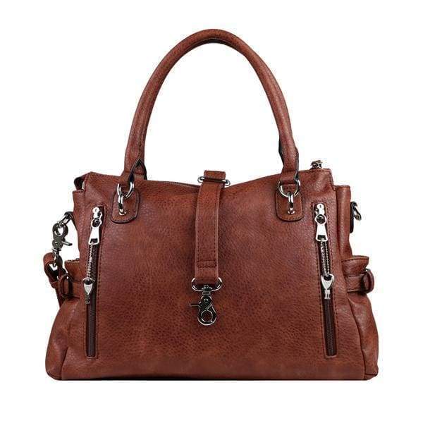Naturalizer Chocolate Brown Simulated Leather Purse Handbag - Ruby Lane