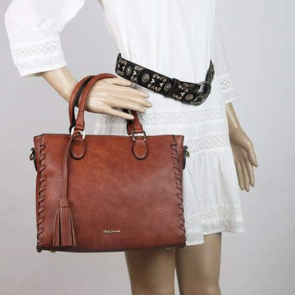 Lady Conceal Laced Ann Concealed Carry Purse-Satchel - Hiding Hilda, LLC