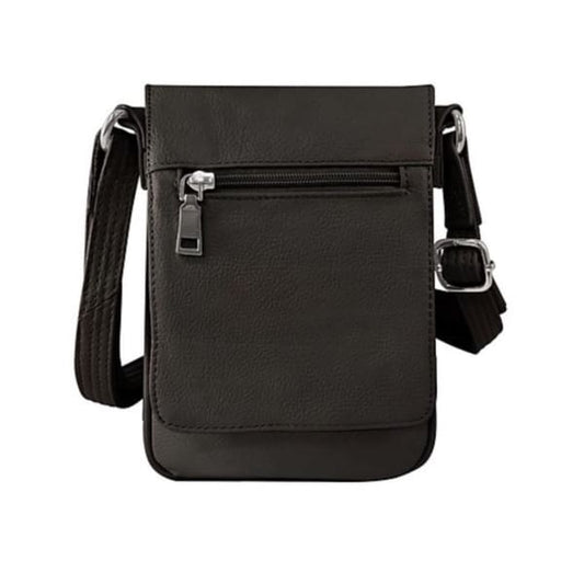 Large Classic Flap Over Leather Concealed Carry Crossbody - Hiding Hilda, LLC
