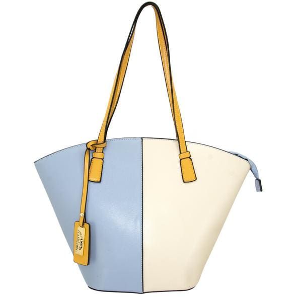 Matilda Concealed Carry Tote - Blue/White - Tote
