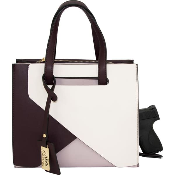 Mia Fashion Forward Concealed Carry Handbag - New - Purple - Purse