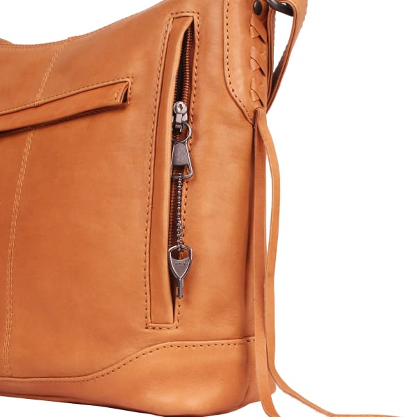 New Blake Cute Concealed Carry Scooped Leather Crossbody Purse by Lady Conceal - Crossbody