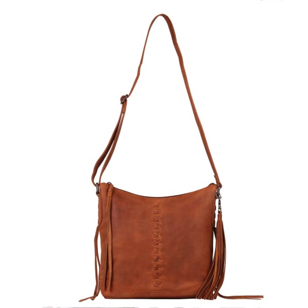 New Blake Cute Concealed Carry Scooped Leather Crossbody Purse by Lady Conceal - Crossbody