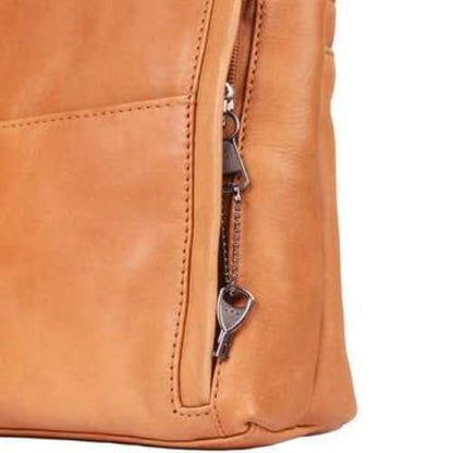 Brynn Arched Lockable Leather Concealed Carry Crossbody Purse by Lady Conceal - NEW! - Hiding Hilda, LLC