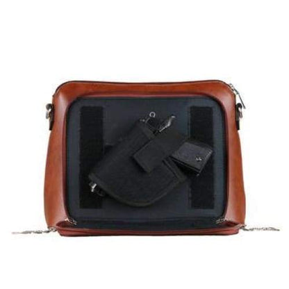 Evelyn Concealed Carry Leather Crossbody Organizer - Hiding Hilda, LLC