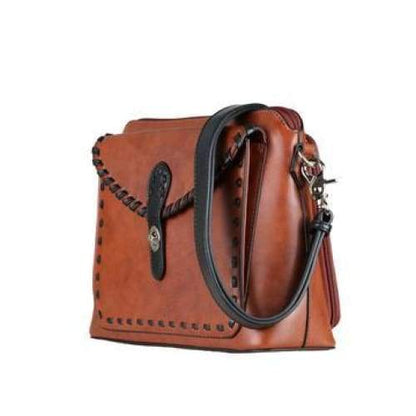 Evelyn Concealed Carry Leather Crossbody Organizer - Hiding Hilda, LLC