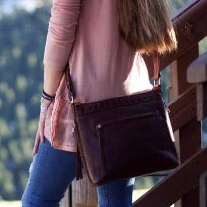 Lady Conceal NEW Faith Leather Lockable Concealed Carry Crossbody Purse - Back in Stock - Hiding Hilda, LLC