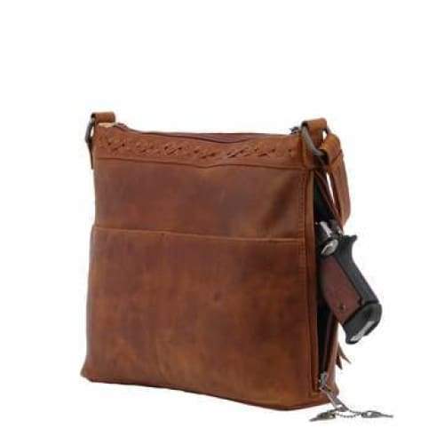 Lady Conceal NEW Faith Leather Lockable Concealed Carry Crossbody Purse - Back in Stock - Hiding Hilda, LLC