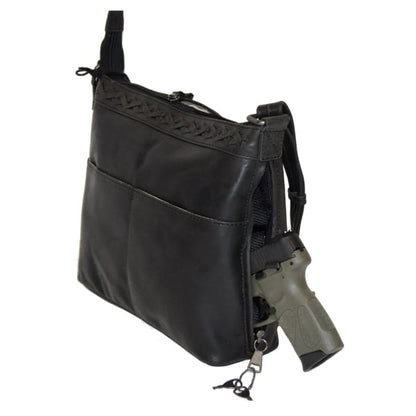 Lady Conceal NEW Faith Leather Lockable Concealed Carry Crossbody Purse - Back in Stock - Hiding Hilda, LLC