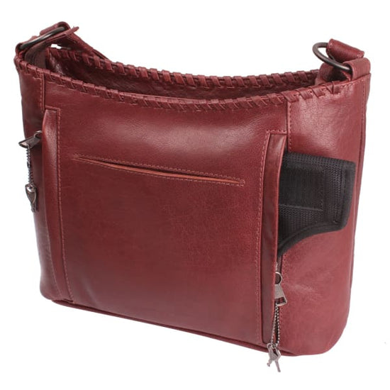 Just Juliana Leather Concealed Carry Shoulder Purse – Hiding Hilda, LLC