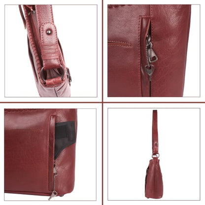 NEW Just Juliana Leather Concealed Carry Hobo Purse - Hobo