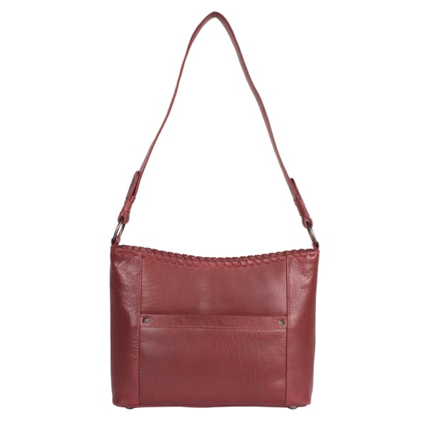 NEW Just Juliana Leather Concealed Carry Hobo Purse - Mahogany - Hobo