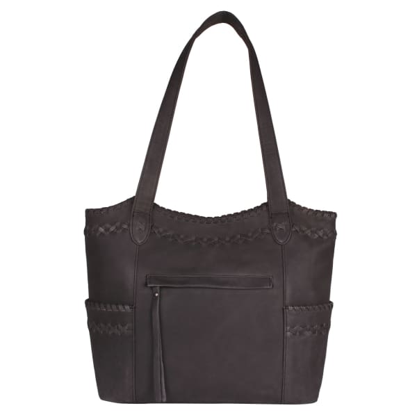 NEW Kendall Lockable Leather Concealed Carry Purse Tote - Black - Tote