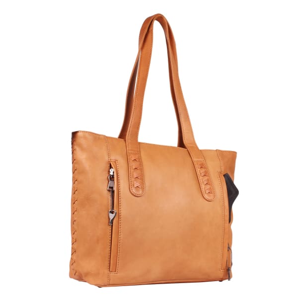 New Norah Laced Concealed Carry Roomy Leather Tote by Lady Conceal - Tote