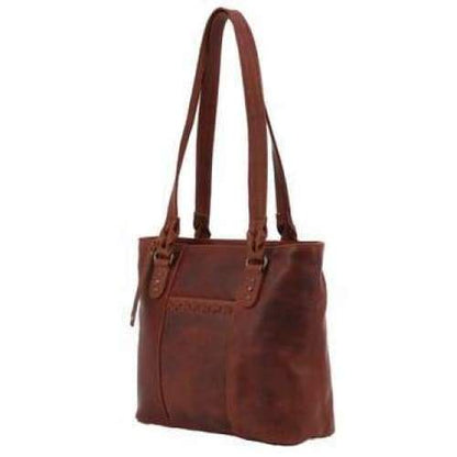 Lady Conceal New Peyton Leather Conceal Carry Lockable Tote - Hiding Hilda, LLC