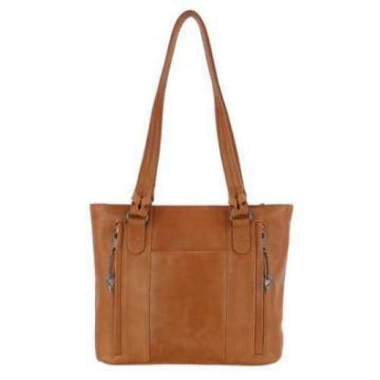 Lady Conceal New Peyton Leather Conceal Carry Lockable Tote - Hiding Hilda, LLC