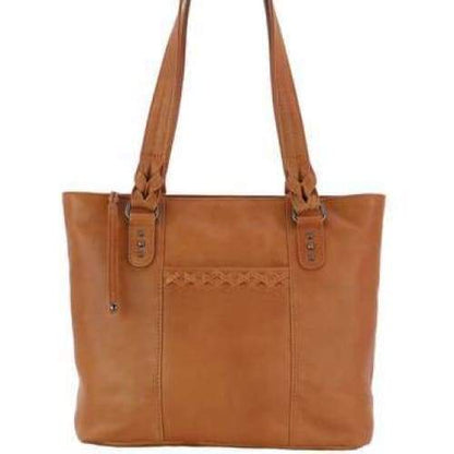 Lady Conceal New Peyton Leather Conceal Carry Lockable Tote - Hiding Hilda, LLC