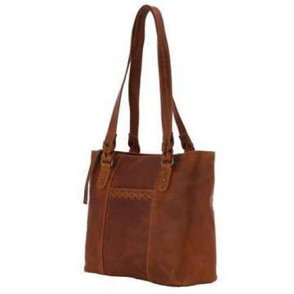 Lady Conceal New Peyton Leather Conceal Carry Lockable Tote - Hiding Hilda, LLC