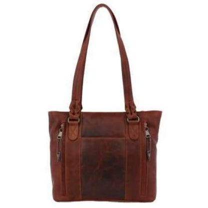 Lady Conceal New Peyton Leather Conceal Carry Lockable Tote - Hiding Hilda, LLC