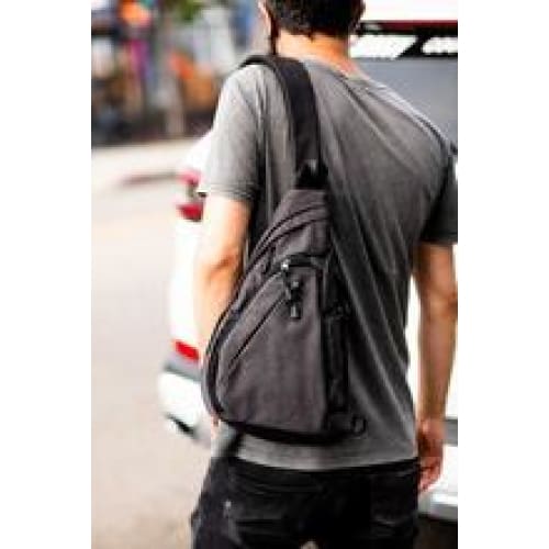 New Peyton Unisex Sling Shoulder Concealed Carry Backpack - Backpack
