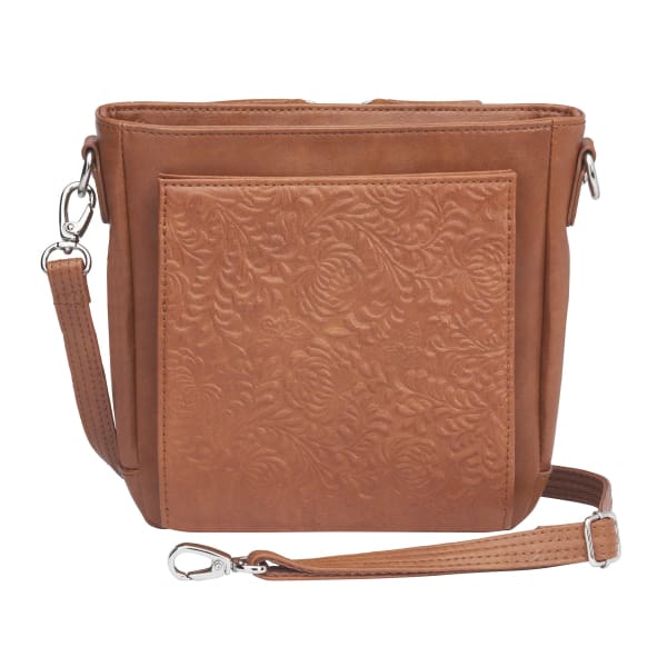 NEW Washable Leather Mini Bobo with Built-in Wallet Crossbody Purse - Tan - Crossbody